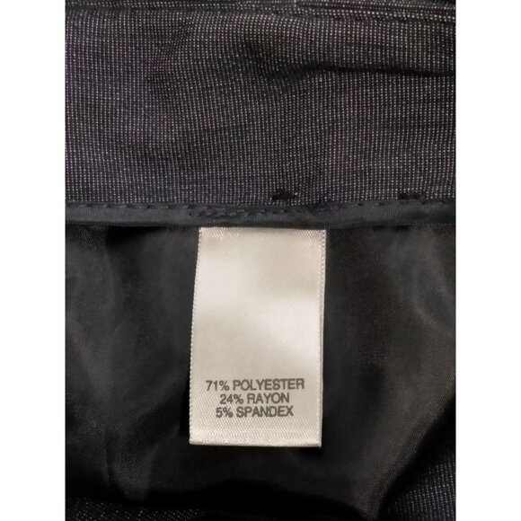 Avenue Womens Gray Size 18 Pleated Side Pocket Capri Cropped Slacks - Picture 7 of 7